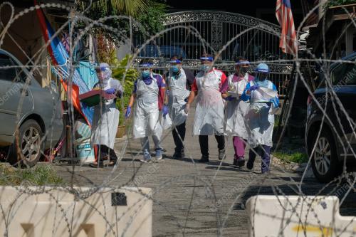 PERINTAH KAWALAN PERGERAKAN DIPERKETATKAN DI KAMPUNG SEGAMBUT DALAM