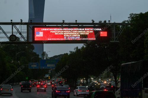 TINJAUAN PERSIAPAN LAWATAN PRESIDEN CHINA KE MALAYSIA