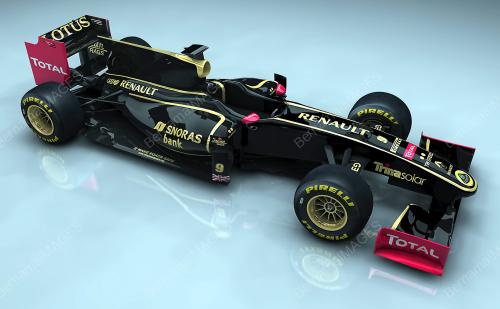 MODEL CAR OF LOTUS RENAULT