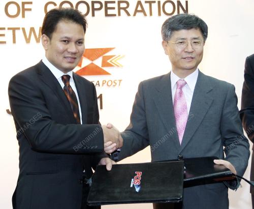 MOU ANTARA POS MALAYSIA DAN POS KOREA