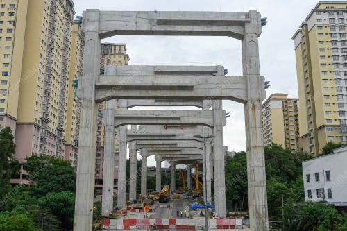 LOKASI KEJADIAN KREN JATUH