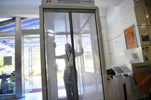 MOFAZ MEMPERKENALKAN ALAT ANTI WABAK