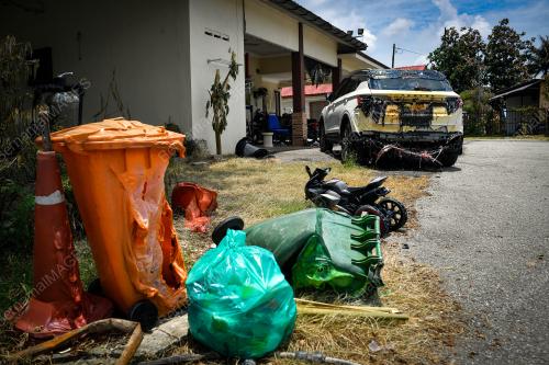 KEBAKARAN SALURAN PAIP GAS