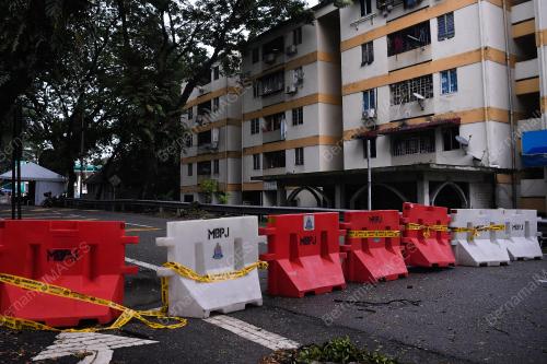 JALAN GASING INDAH DITUTUP - PKPD