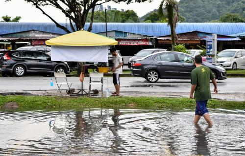TINJAUAN BANJIR KILAT SEKITAR KUALA LUMPUR