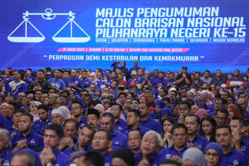 MAJLIS PENGUMUMAN CALON BARISAN NASIONAL PRN KE-15