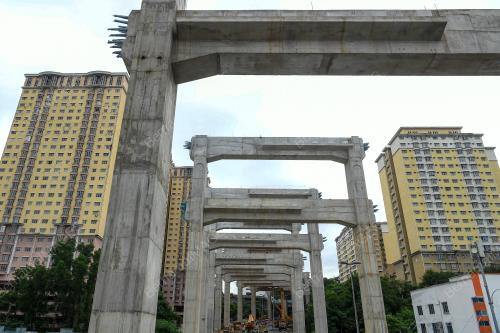 LOKASI KEJADIAN KREN JATUH