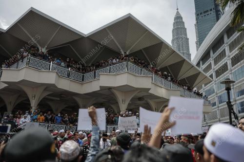DEMONSTRASI SOLIDARITI BANTAHAN PENGHINAAN AGAMA ISLAM