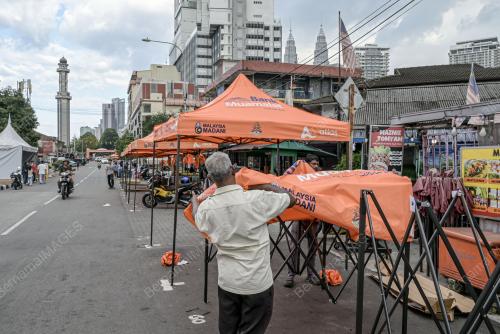 PERSIAPAN BAZAR RAMADAN