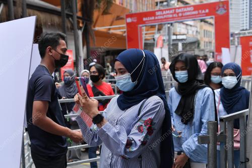 TINJAUAN BAZAR AIDILFITRI LORONG T.A.R