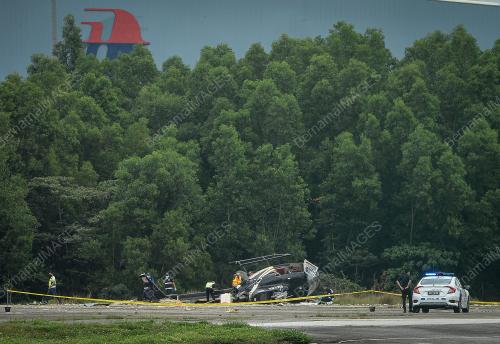 HELICOPTER CRASHED