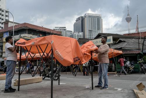 PERSIAPAN BAZAR RAMADAN