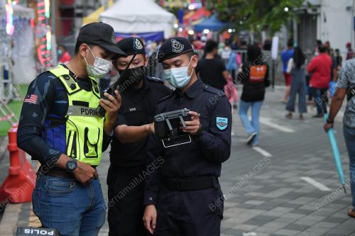 TINJAUAN DRONE PDRM - BAZAR AIDILFITRI JALAN T.A.R