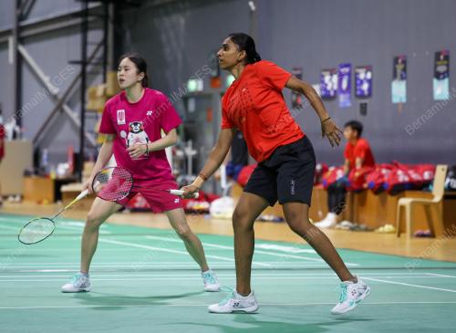 SESI LATIHAN SKUAD BADMINTON KEBANGSAAN SUKAN OLIMPIK 2024