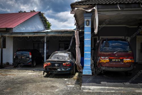 KEBAKARAN SALURAN PAIP GAS