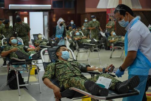 PROGRAM DERMA DARAH PERDANA SEMPENA HARI TENTERA DARAT YANG KE-88