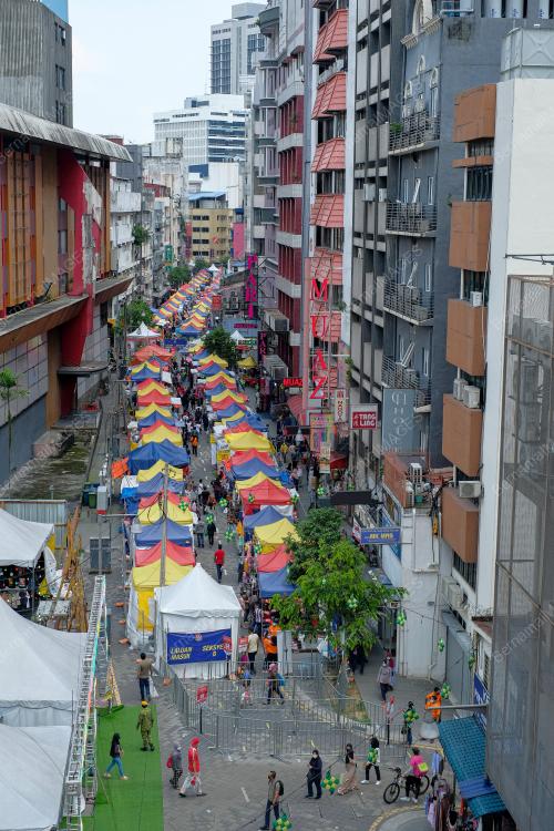 TINJAUAN KEADAAN BAZAR AIDILFITRI SEMPENA PKP