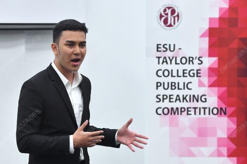 ESUM-TAYLOR'S COLLEGE PUBLIC SPEAKING COMPETITION 2021