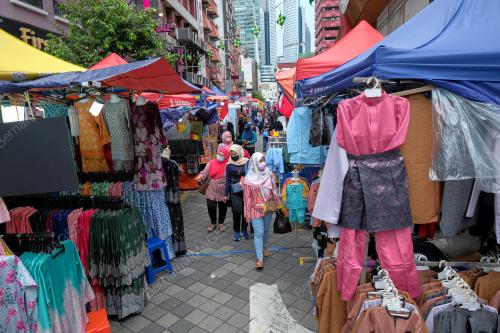 TINJAUAN KEADAAN BAZAR AIDILFITRI SEMPENA PKP