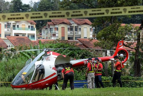 HELIKOPTER TERHEMPAS TAMAN MELAWATI