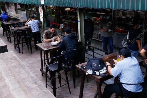 DINE-IN DI RESTORAN DIBENARKAN MENGIKUT KELUASAN MEJA - PKP