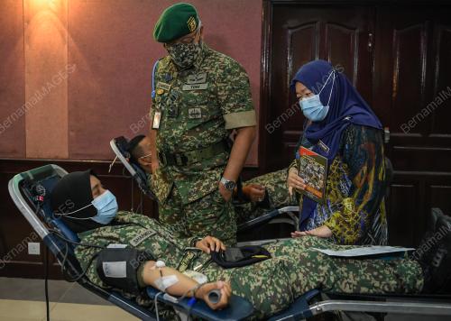 PROGRAM DERMA DARAH PERDANA SEMPENA HARI TENTERA DARAT YANG KE-88