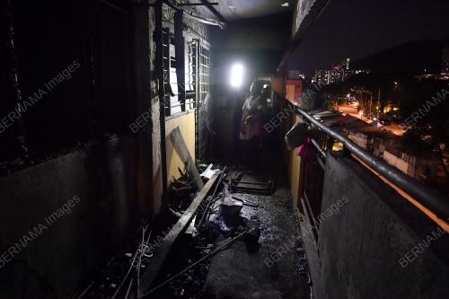 KEBAKARAN DI PERUMAHAN AWAM SETAPAK JAYA