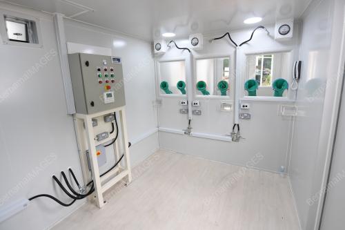COMBAT CORONA VIRUS MOBILE TEST UNIT