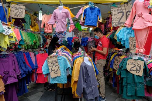 TINJAUAN KEADAAN BAZAR AIDILFITRI SEMPENA PKP