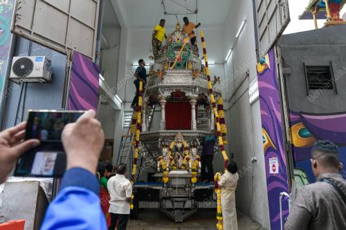 PERSIAPAN PENDATI SAMBUTAN THAIPUSAM