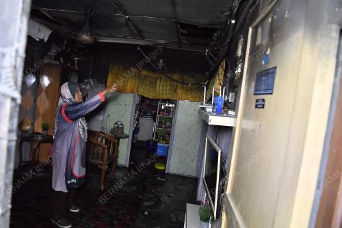 KEBAKARAN DI PERUMAHAN AWAM SETAPAK JAYA