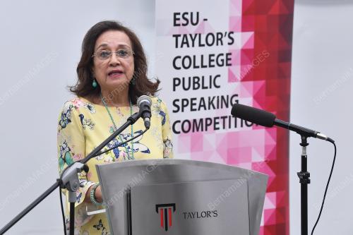 ESUM-TAYLOR'S COLLEGE PUBLIC SPEAKING COMPETITION 2021