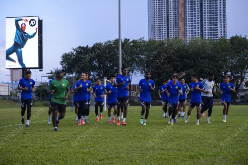 SESI LATIHAN HARI PERTAMA PASUKAN BOLA SEPAK KEBANGSAAN MALAYSIA BAWAH 23 TAHUN
