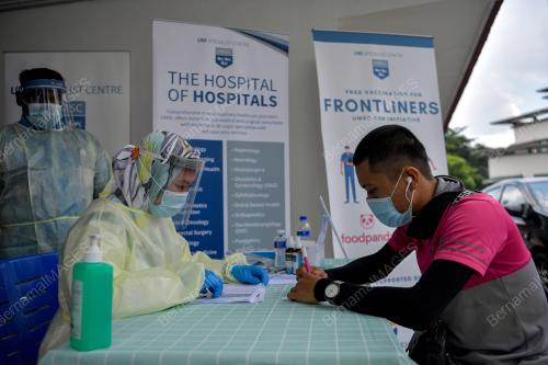 UMSC - LAUNCHING OF CSR VACCINATION FOR FRONTLINERS