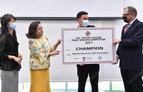 ESUM-TAYLOR'S COLLEGE PUBLIC SPEAKING COMPETITION 2021