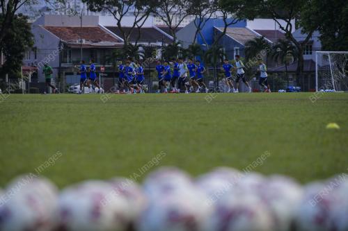 SESI LATIHAN HARI PERTAMA PASUKAN BOLA SEPAK KEBANGSAAN MALAYSIA BAWAH 23 TAHUN