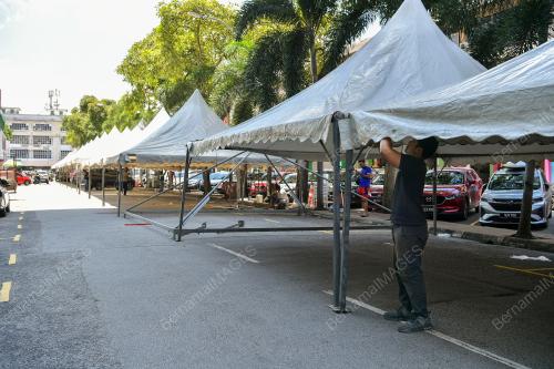 PERSIAPAN BAZAR RAMADAN DESA PANDAN