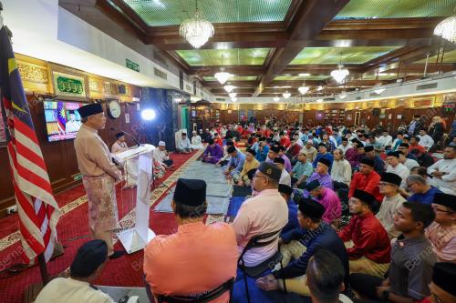 AHMAD ZAHID HAMIDI HADIR DI MAJLIS BACAAN YASIN DOA SELAMAT DAN