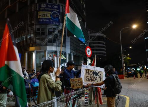 PIKET 'AKSI BERTINDAK:KEPUNG DEMI PALESTIN'