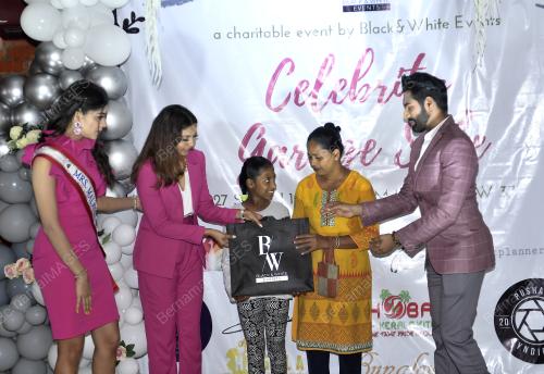 BLACK AND WHITE EVENTS RAISED FUNDS