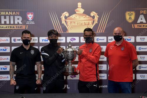 SIDANG MEDIA PERLAWANAN AKHIR PIALA MALAYSIA 2021