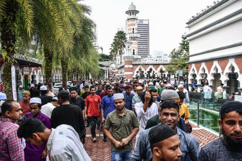 SOLAT AIDILFITRI DI MAJSID JAMEK