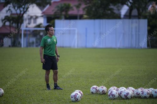 SESI LATIHAN HARI PERTAMA PASUKAN BOLA SEPAK KEBANGSAAN MALAYSIA BAWAH 23 TAHUN