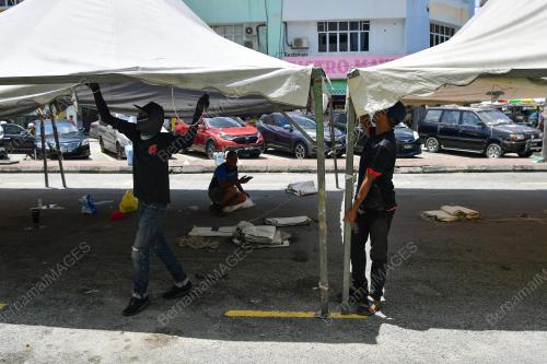 PERSIAPAN BAZAR RAMADAN DESA PANDAN