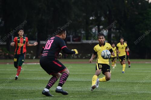 PERLAWANAN PERSAHABATAN SKUAD B-22 NEGARA VS KEDAH DARUL AMAN FC