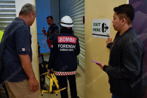 KOTAK SUIS PAM LRT TERBAKAR