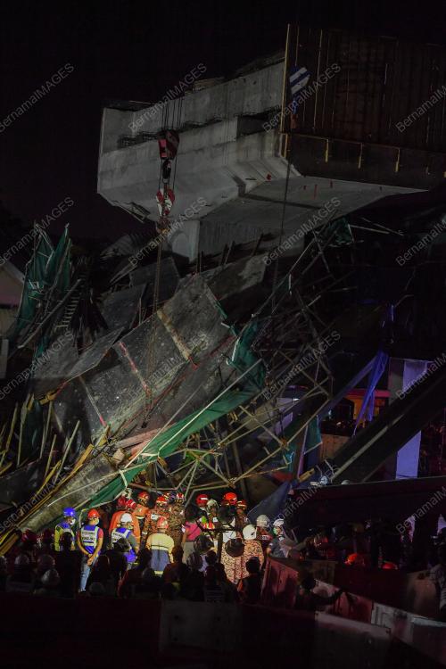 MANGSA MENINGGAL DUNIA STRUKTUR LEBUHRAYA SUKE RUNTUH