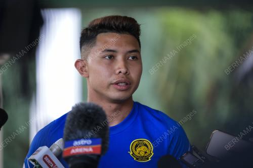 SESI LATIHAN HARI PERTAMA PASUKAN BOLA SEPAK KEBANGSAAN MALAYSIA BAWAH 23 TAHUN