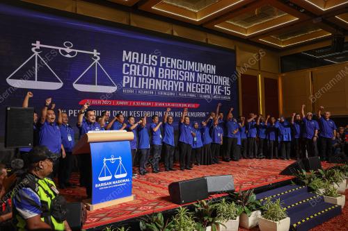 MAJLIS PENGUMUMAN CALON BARISAN NASIONAL PRN KE-15