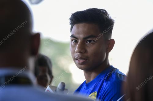 SESI LATIHAN HARI PERTAMA PASUKAN BOLA SEPAK KEBANGSAAN MALAYSIA BAWAH 23 TAHUN